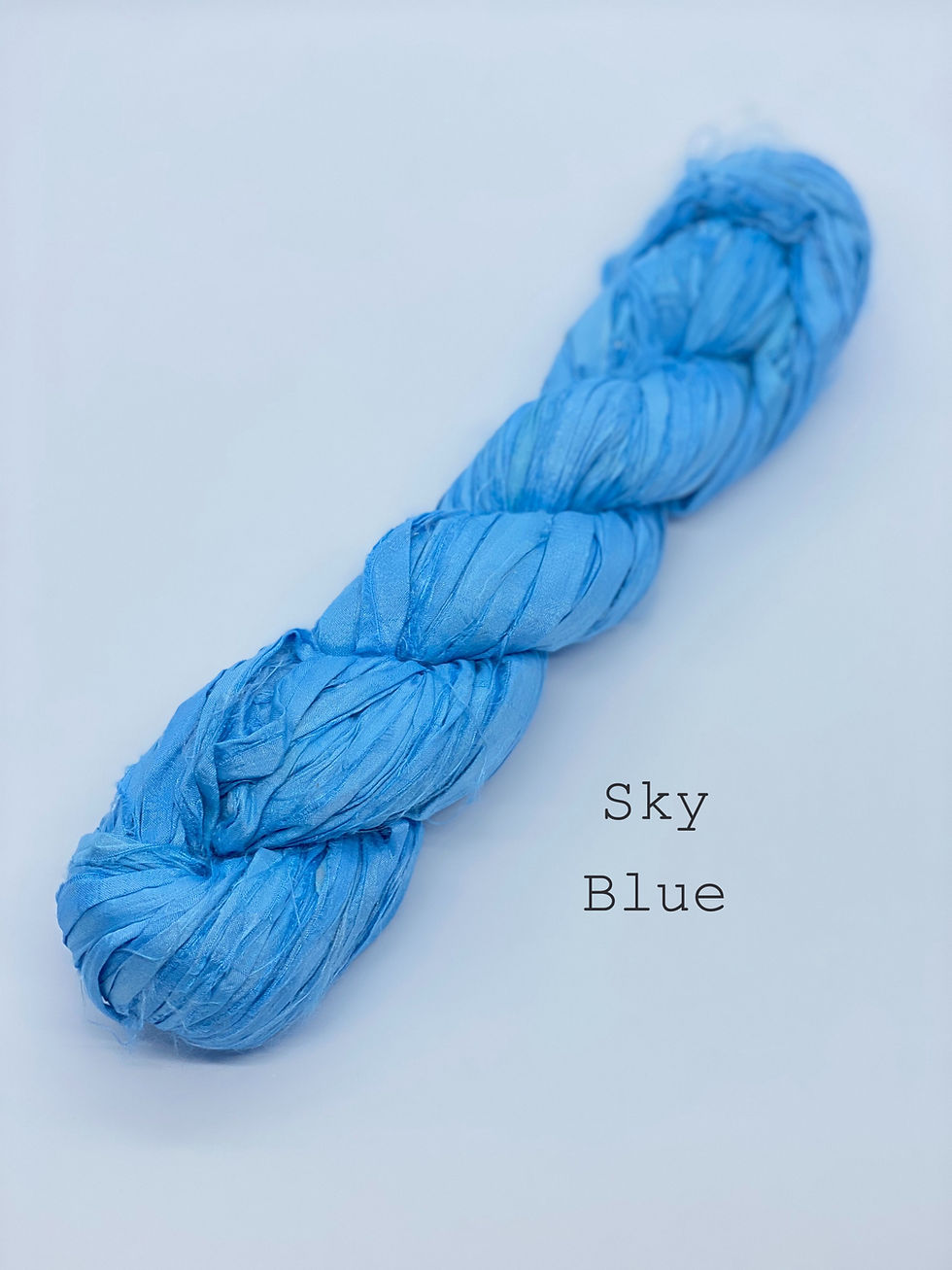 Thumbnail: Blue & Grey Silk Saree Ribbons