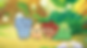 Four smiling cartoon forest creatures stand together in a sunny leafy woodland.