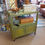 Thumbnail: Vintage drinks display cabinet. Linen fold detail to front panelled doors. 