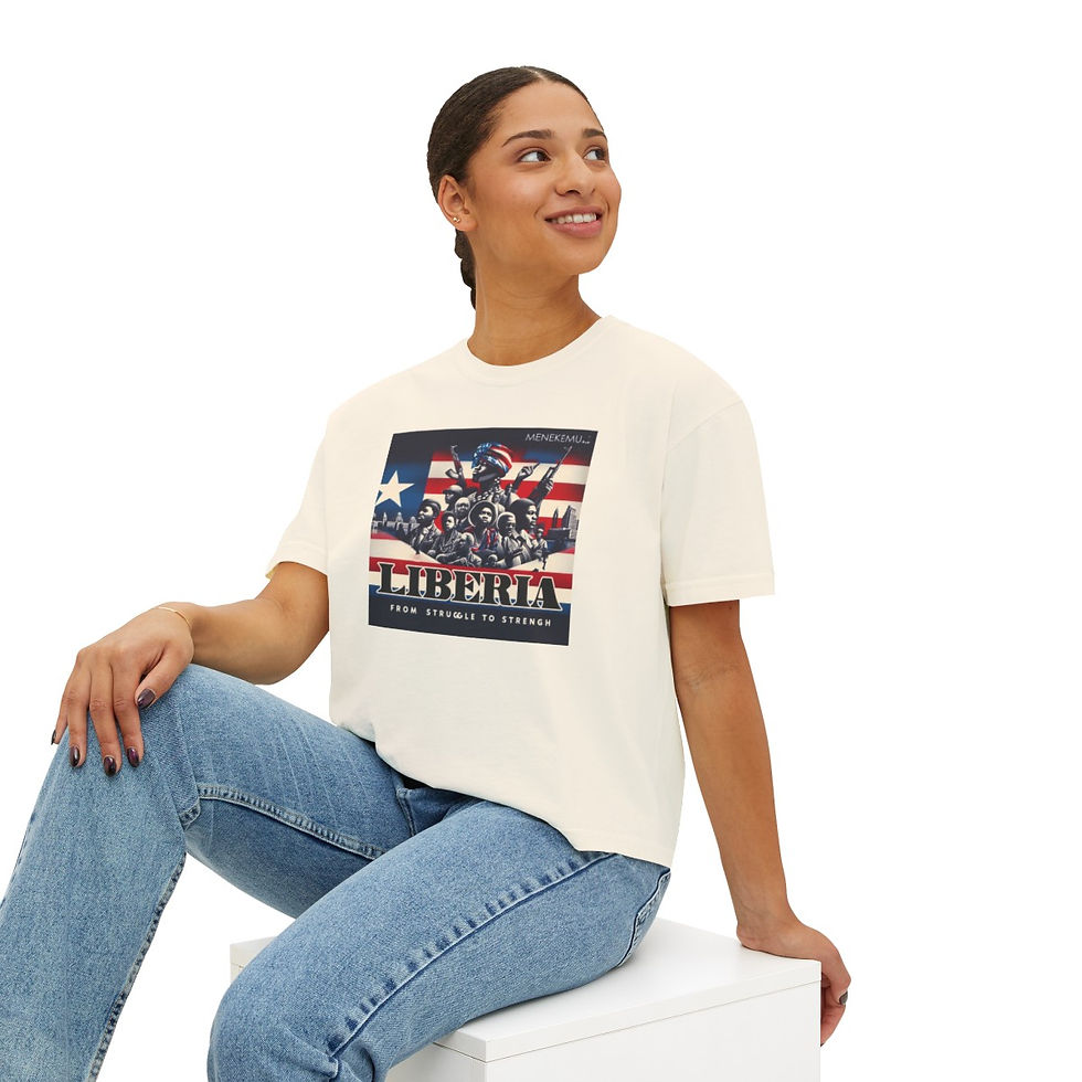 Thumbnail: From Struggle to Strength Women's Boxy Tee