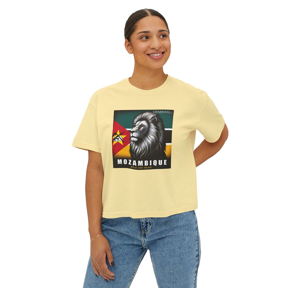 Thumbnail: Mozambique: Bold and Brave Women's Boxy Tee