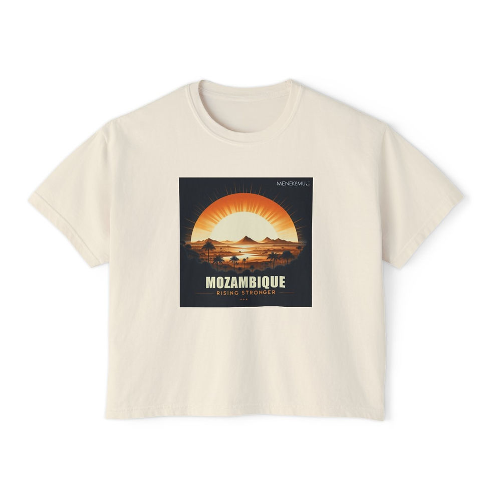 Thumbnail: Mozambique: Rising Stronger Women's Boxy Tee