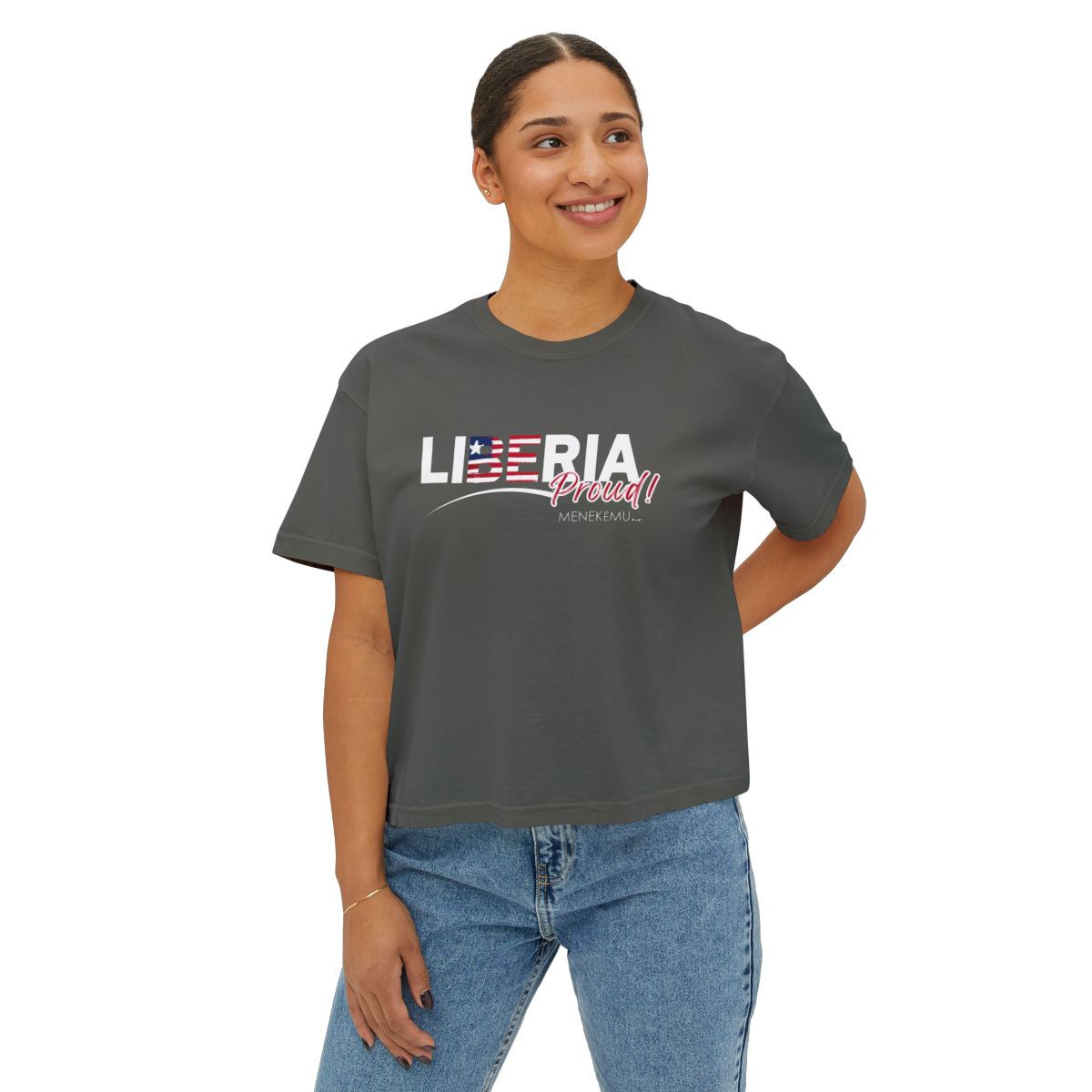 Liberia Proud Free Women's Boxy Tee