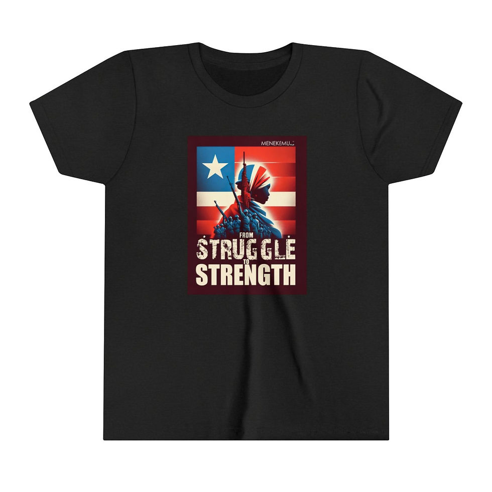 Thumbnail: From Struggle to Strength Youth Short Sleeve Tee
