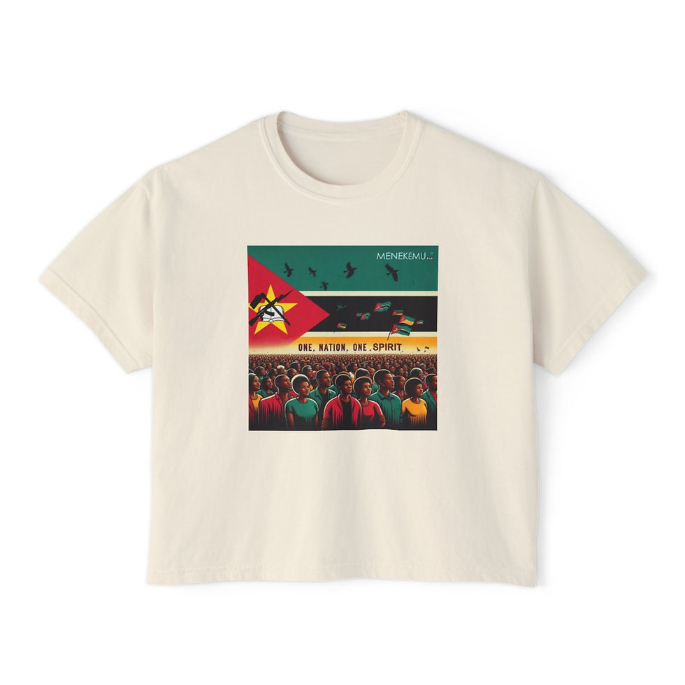 Thumbnail: Mozambique: One Nation, One Spirit Women's Boxy Tee