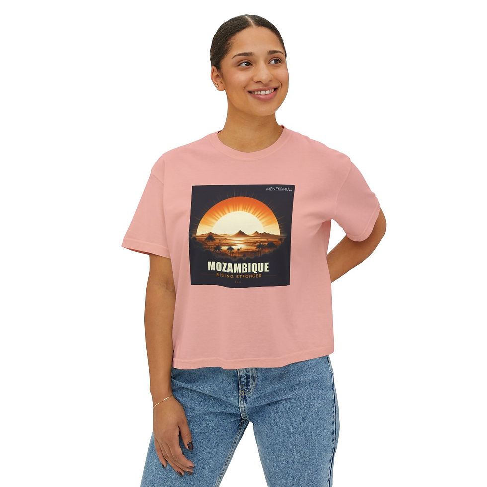 Thumbnail: Mozambique: Rising Stronger Women's Boxy Tee