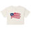Thumbnail: Liberian Flag Rugged Women’s crop top