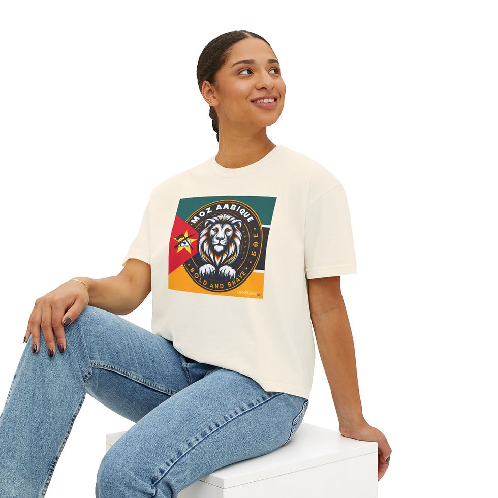 Thumbnail: Mozambique: Bold and Brave Women's Boxy Tee