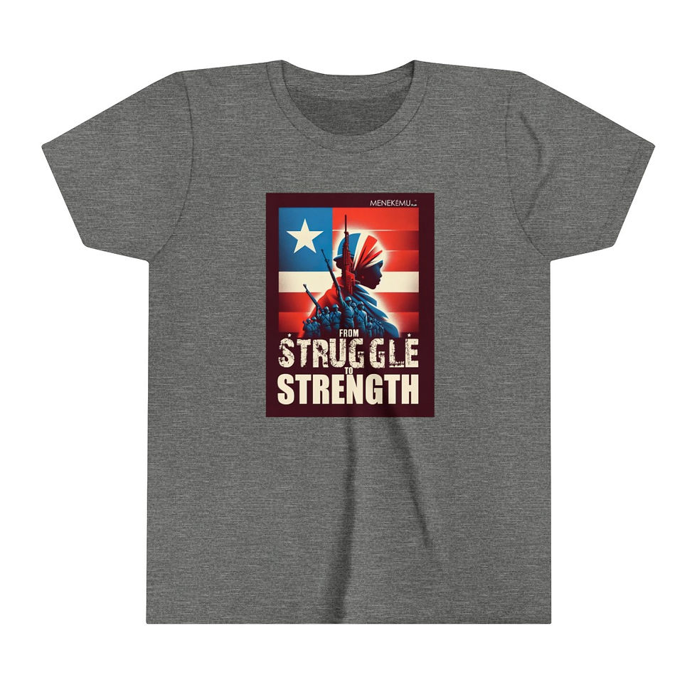 Thumbnail: From Struggle to Strength Youth Short Sleeve Tee