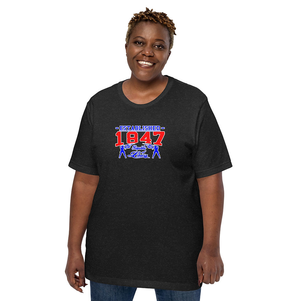 Thumbnail: Liberia Established 1847 Color Unisex t-shirt