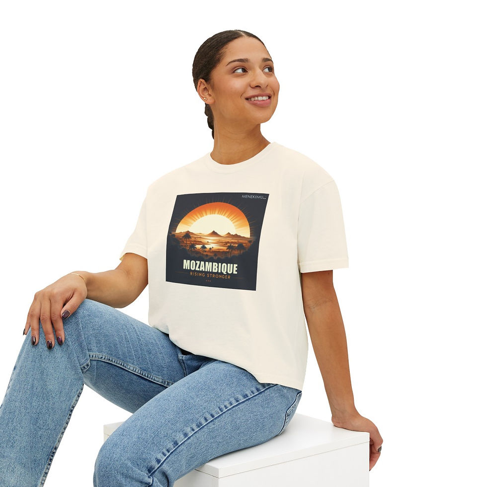 Thumbnail: Mozambique: Rising Stronger Women's Boxy Tee