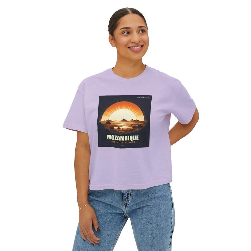 Thumbnail: Mozambique: Rising Stronger Women's Boxy Tee