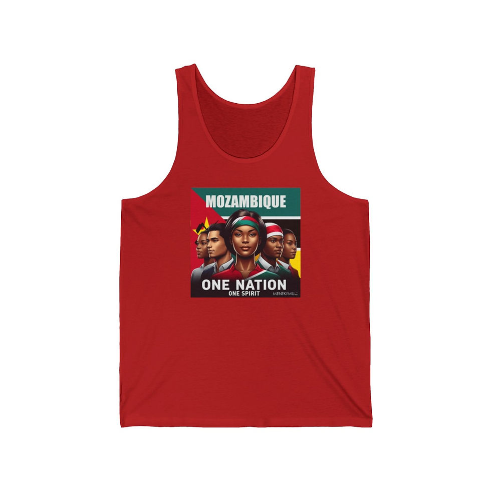 Thumbnail: Mozambique: One Nation, One Spirit Unisex Jersey Tank