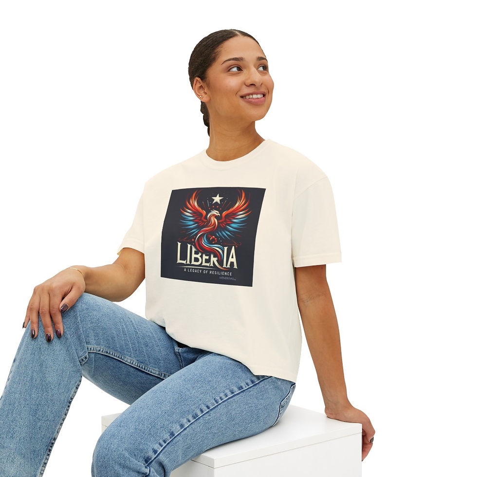 Thumbnail: Liberia: A Legacy of Resilience Women's Boxy Tee