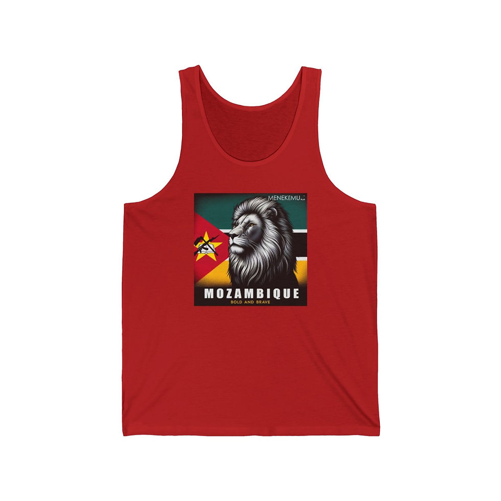 Thumbnail: Mozambique: Bold and Brave Unisex Jersey Tank