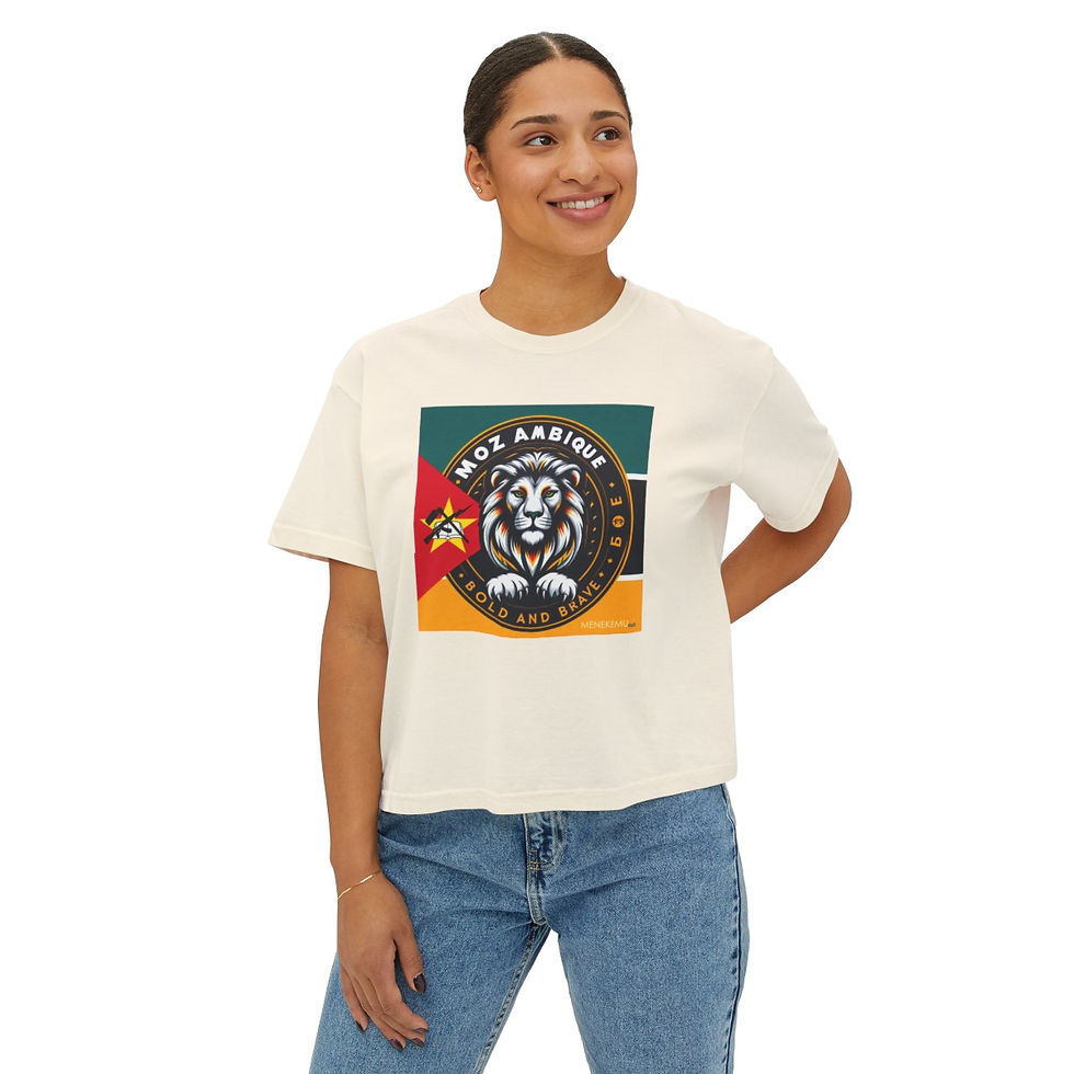 Thumbnail: Mozambique: Bold and Brave Women's Boxy Tee