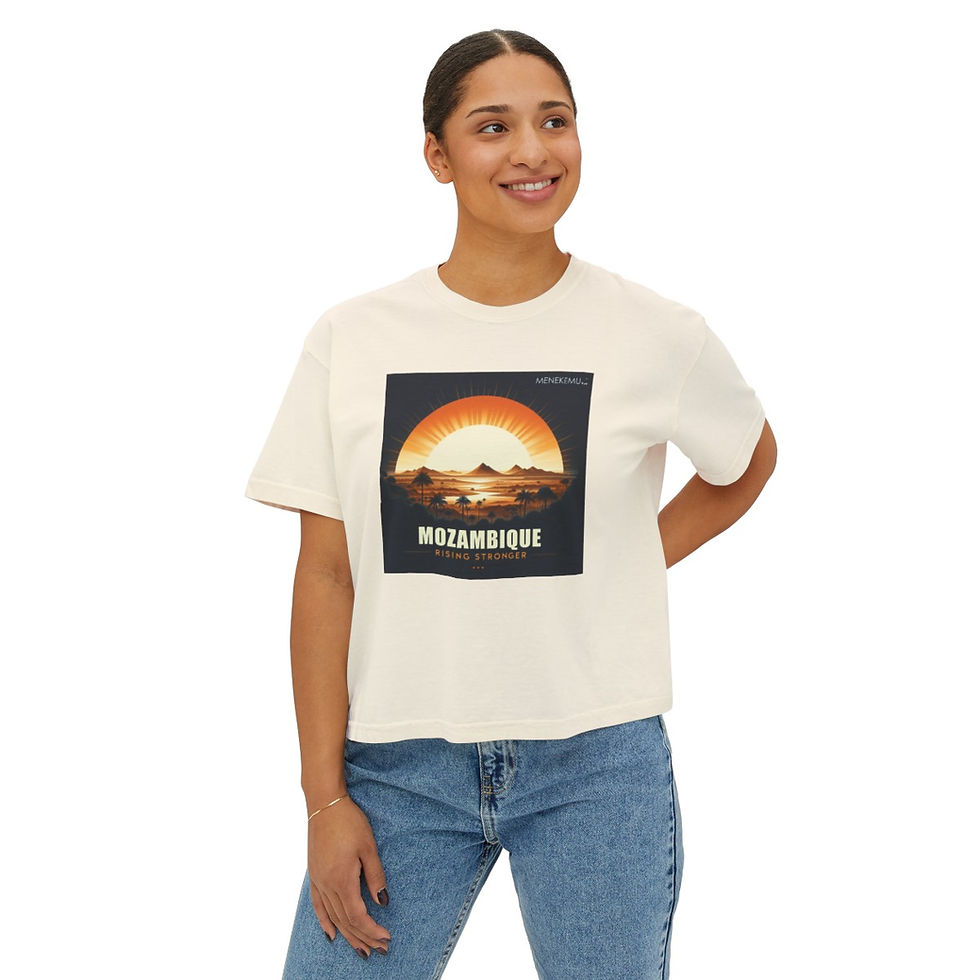 Thumbnail: Mozambique: Rising Stronger Women's Boxy Tee