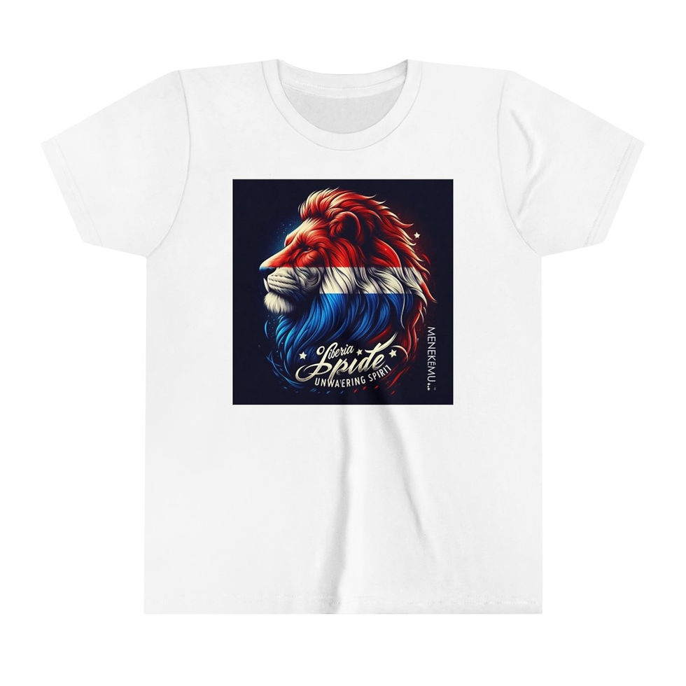 Thumbnail: Liberian Pride, Unwavering Spirit Youth Short Sleeve Tee