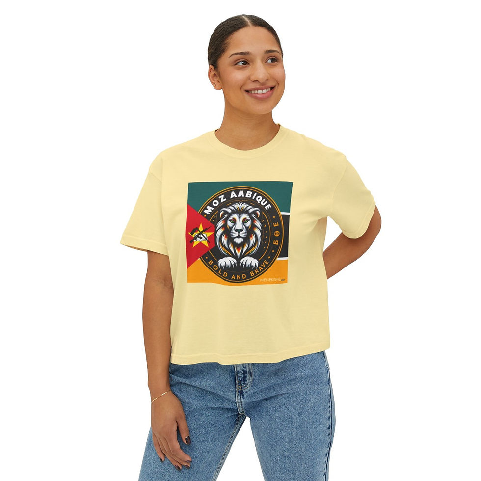 Thumbnail: Mozambique: Bold and Brave Women's Boxy Tee