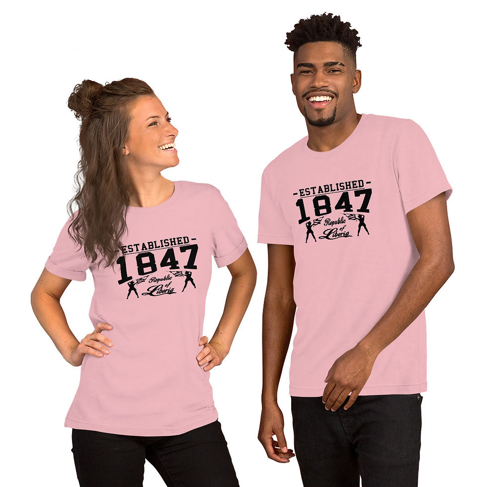 Thumbnail: Liberian 1847 Unisex t-shirt