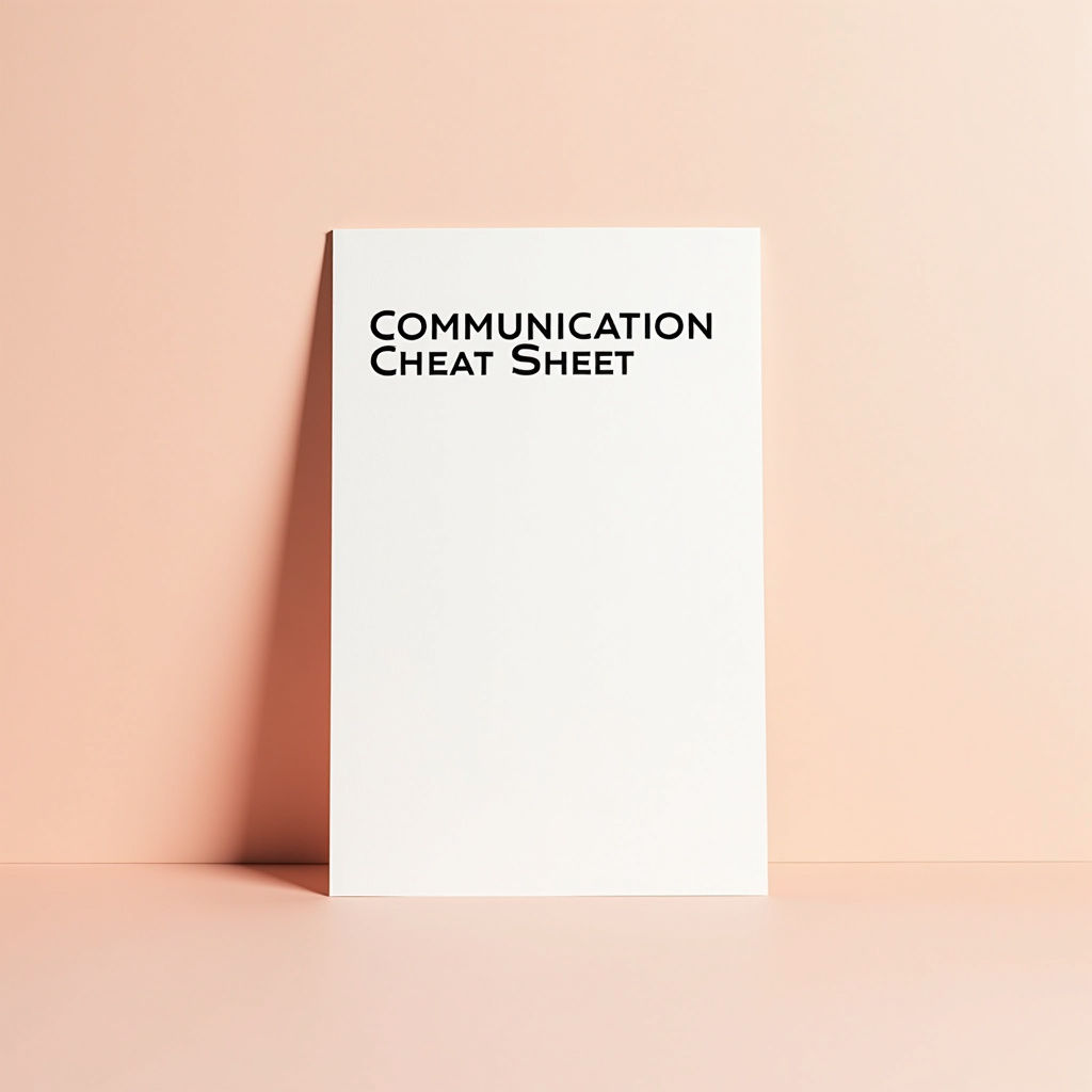 Communication Cheat Sheet