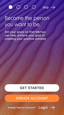 Mentus Onboarding Screen 1