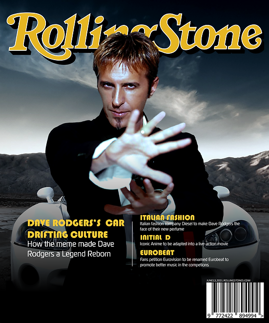 David Rodgers Rolling Stone Cover Design