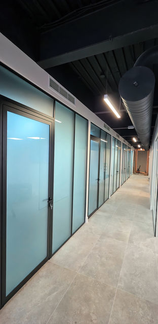 glass wall aluminum partitions
