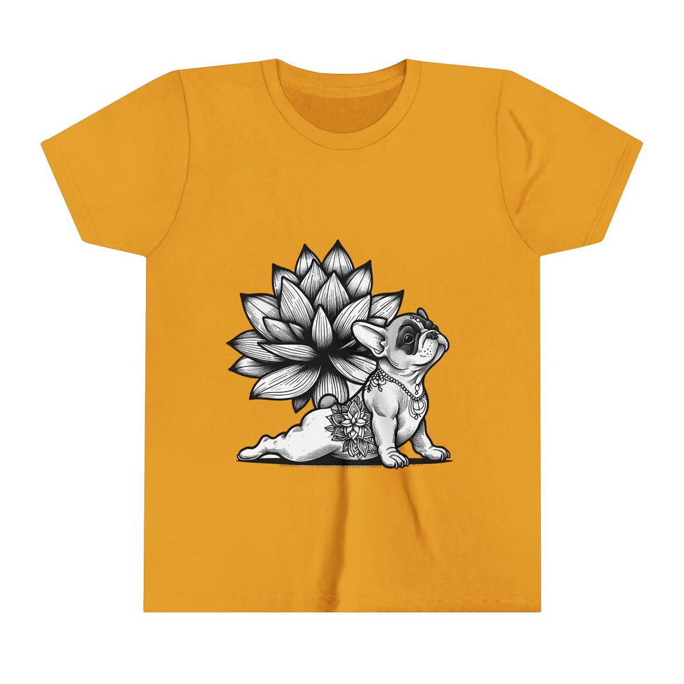 Thumbnail: Frenchie Towne Zen Series Youth Short Sleeve Tee