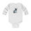 Thumbnail:  Frenchie Town Infant Long Sleeve Bodysuit - Color Options Available