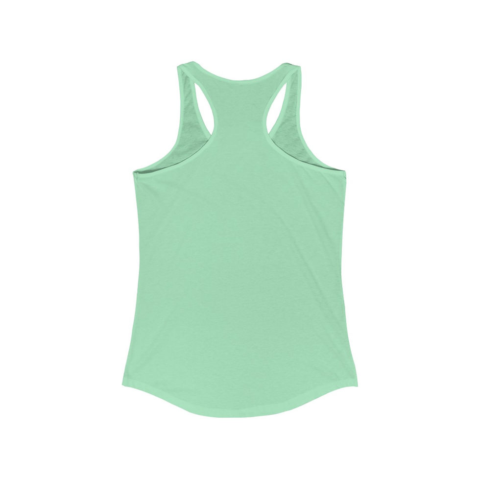 Thumbnail:  Frenchie Towne French Bulldog logo Women's  Racerback Tank