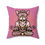 Thumbnail:  Frenchie Towne French Bulldog Square Pillow