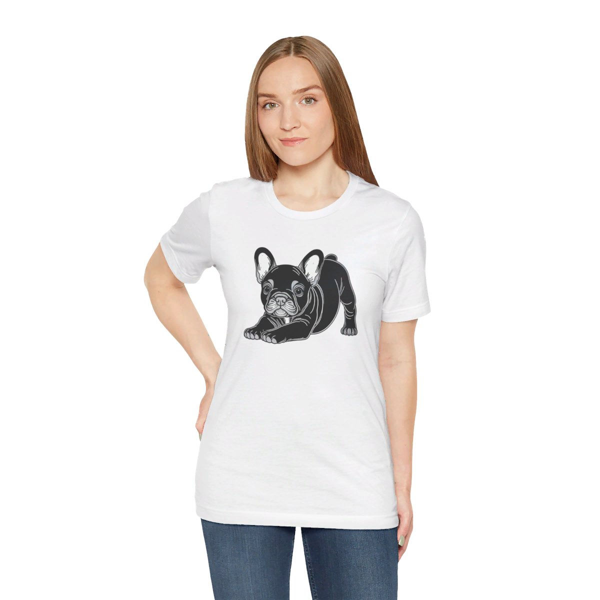 French Bulldog Unisex Jersey Short Sleeve Tee