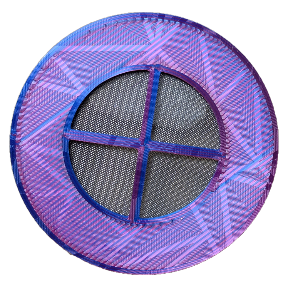 Aération 50mm fairy blue violet