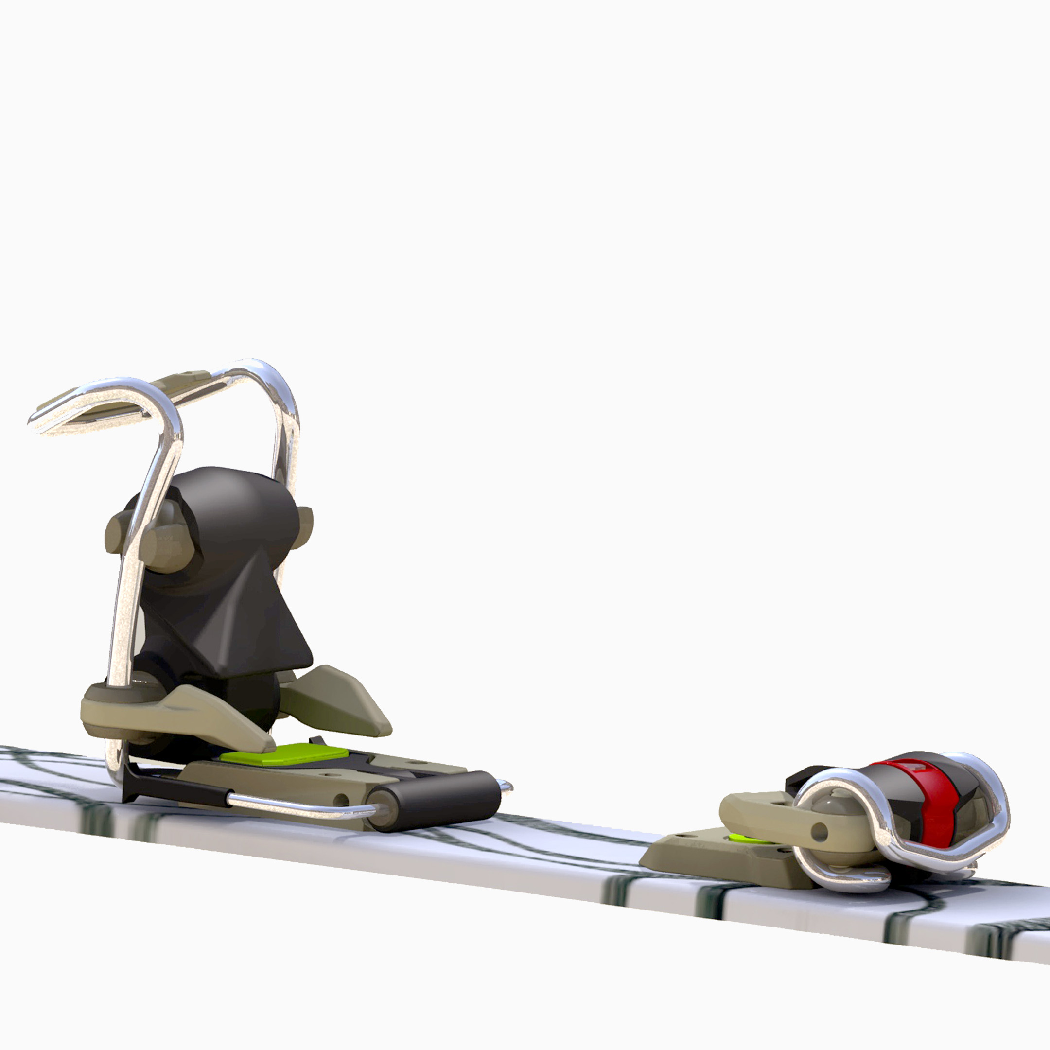 conceptual ski binding by Chris Trunek