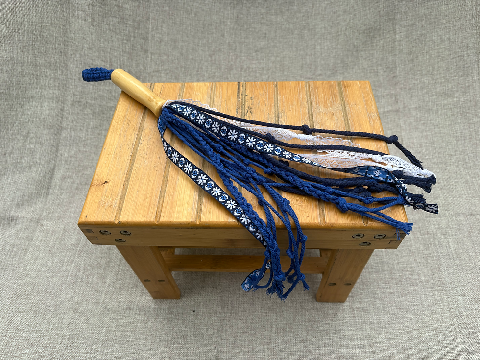 Thumbnail: Handcrafted Ritual Scourge – Shadow Work, Banishing, Devotional Tool