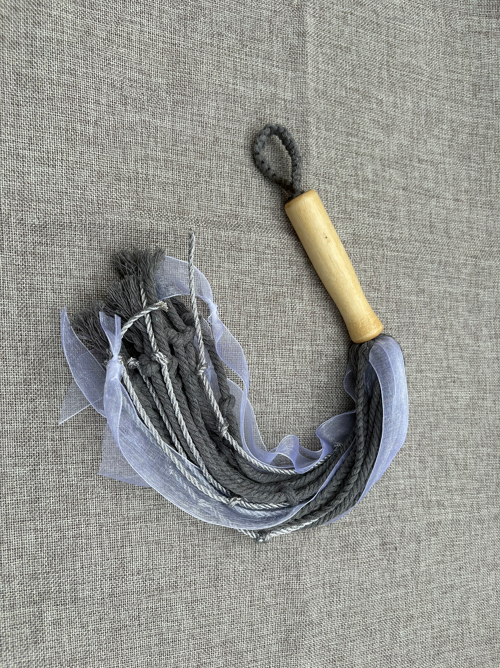 Thumbnail: Handcrafted Ritual Scourge – Shadow Work, Banishing, Devotional Tool