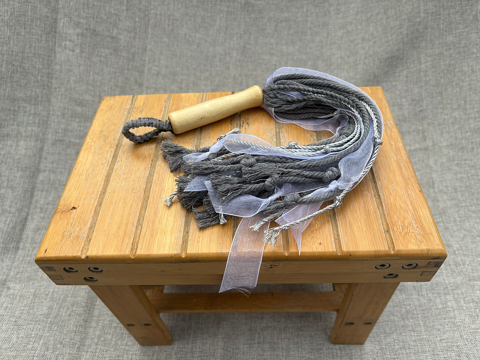Thumbnail: Handcrafted Ritual Scourge – Shadow Work, Banishing, Devotional Tool