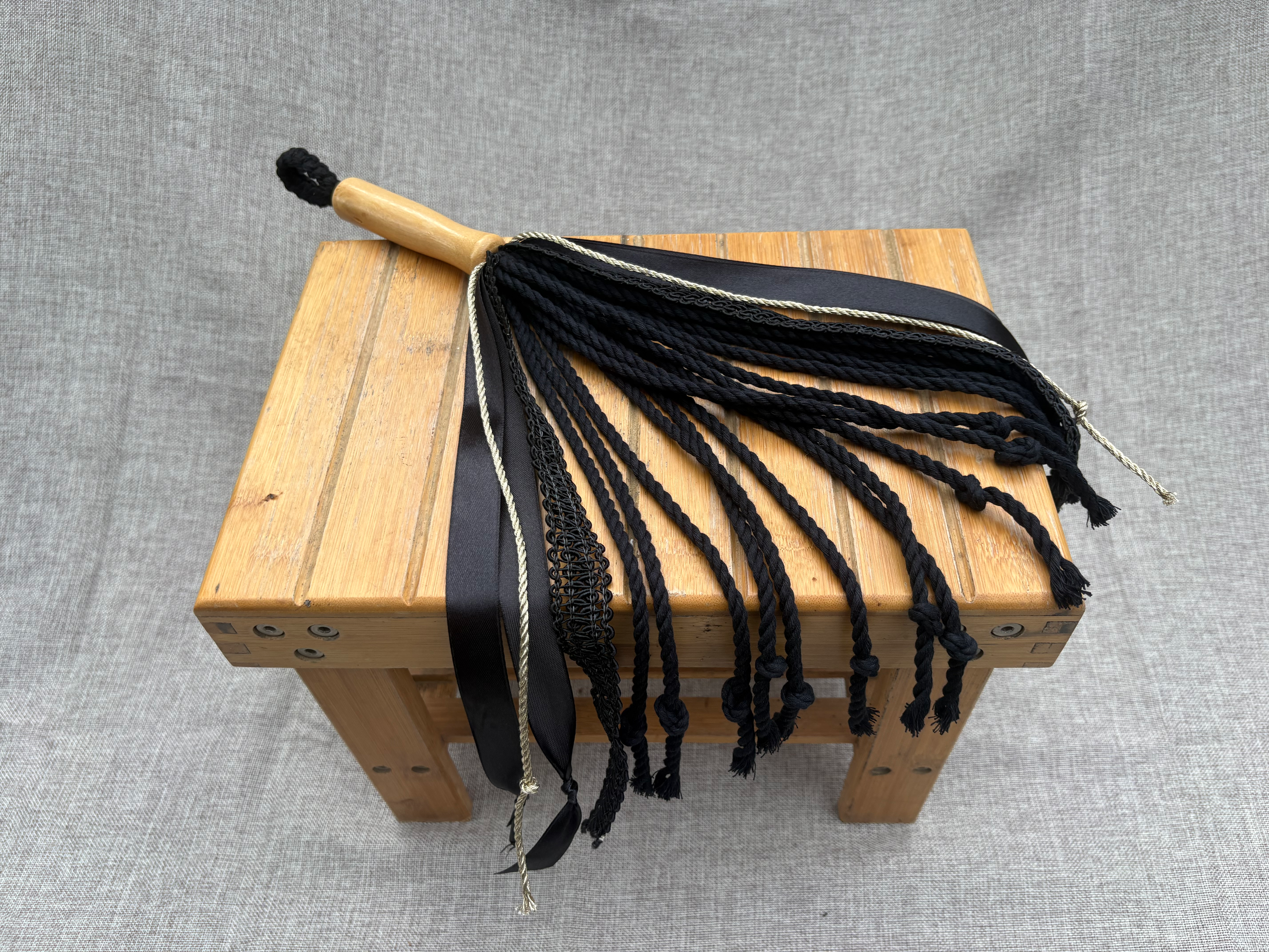 Handcrafted Ritual Scourge – Shadow Work, Banishing, Devotional Tool
