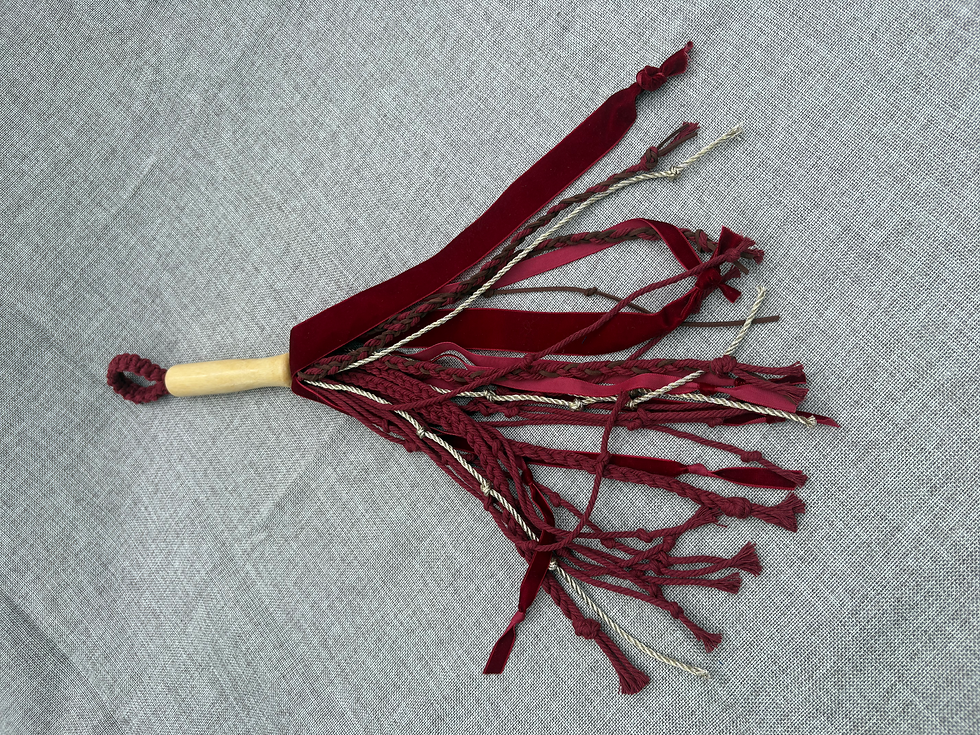Thumbnail: Handcrafted Ritual Scourge – Shadow Work, Banishing, Devotional Tool