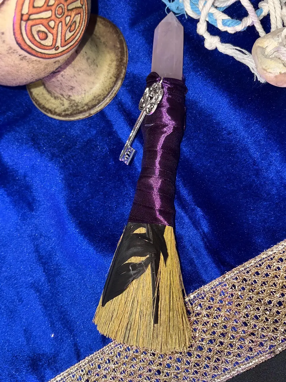 Thumbnail: Sacred Wedding Altar – One-of-a-Kind Handfasting Ritual Set with Element