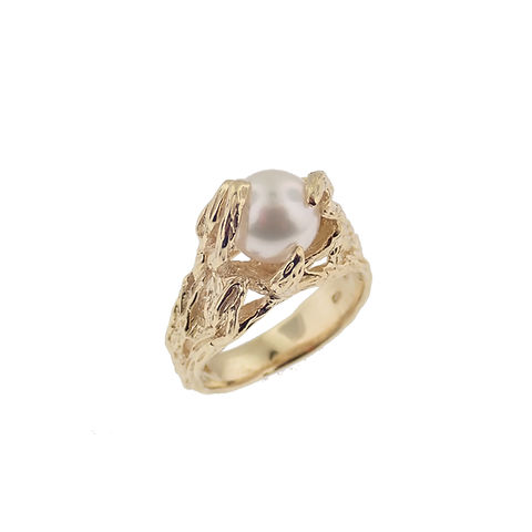 Custom pearl ring hotsell