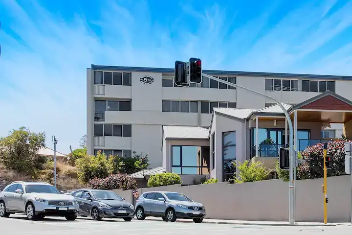 Front of complex - High rise