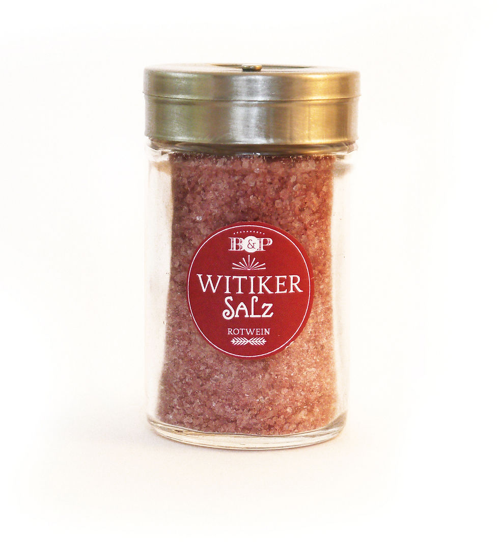 Witiker Salz Rotwein gemahlen im Streuer, 90g
