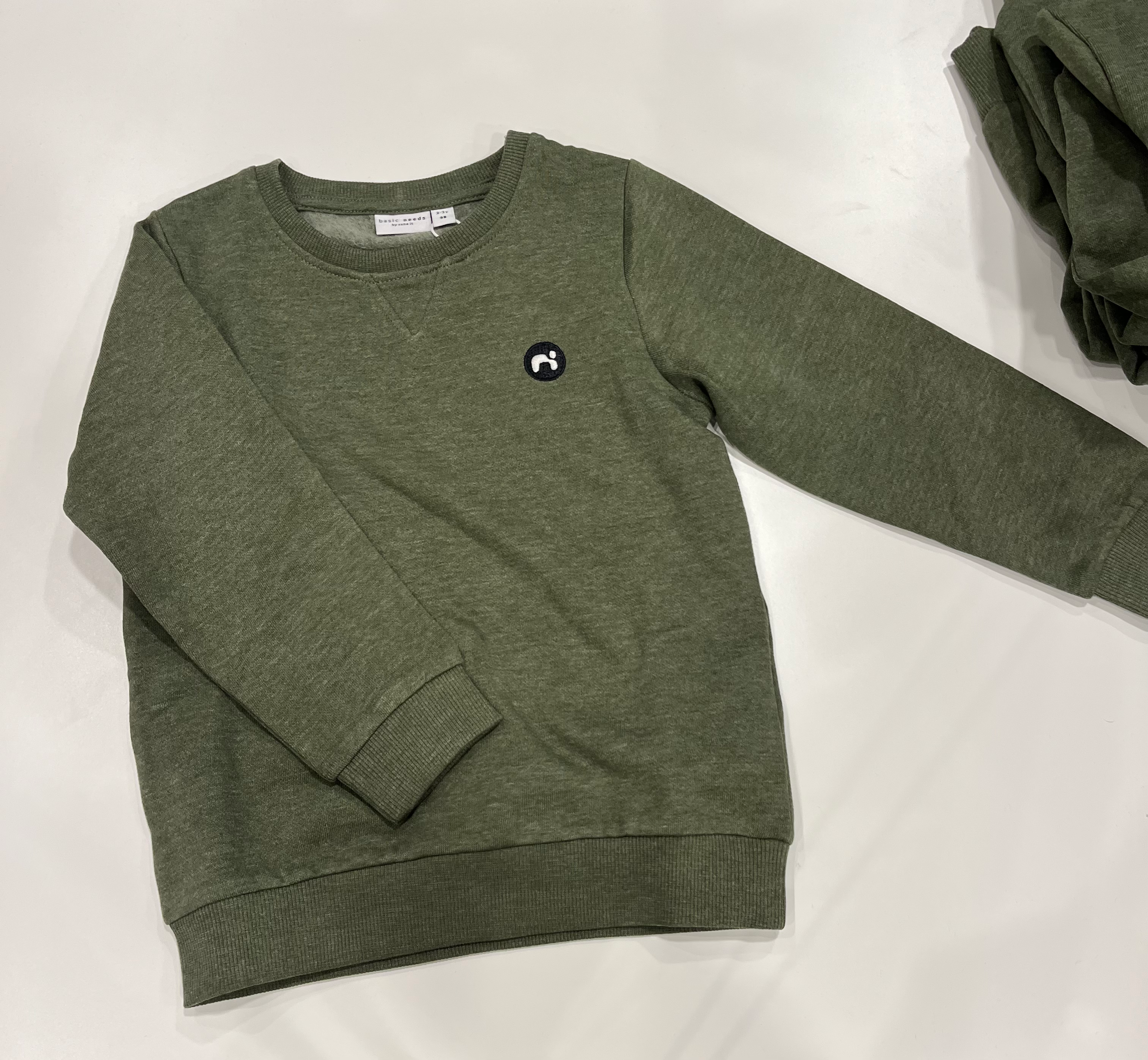 Felpa girocollo verde Name it