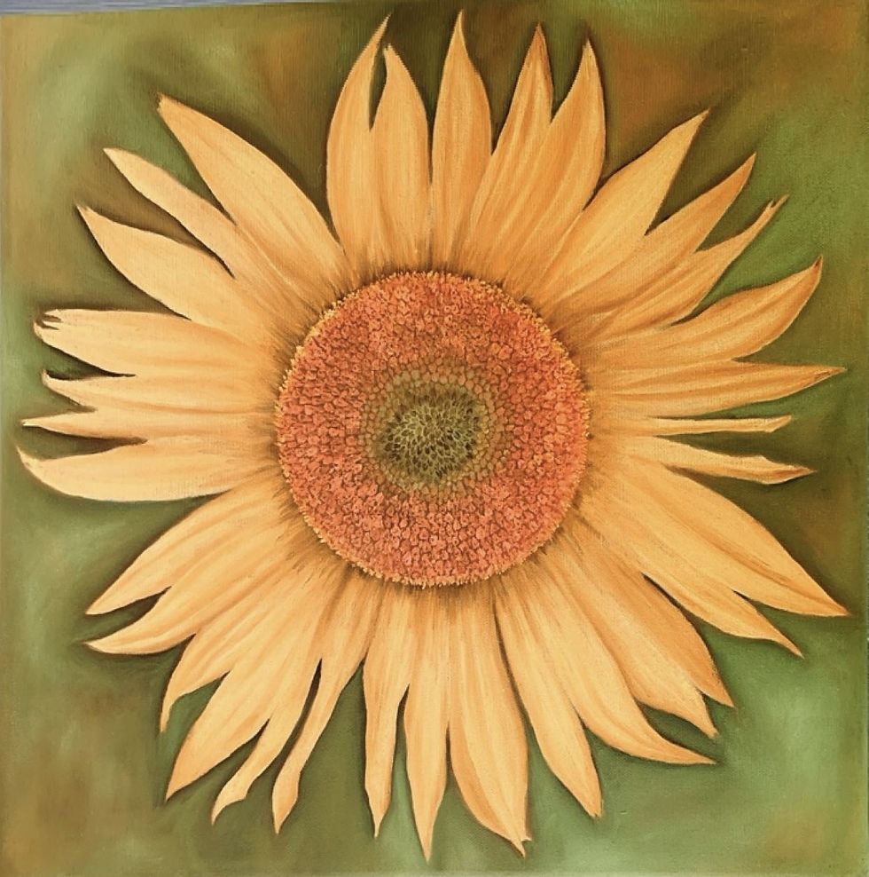 Inverted sunflower