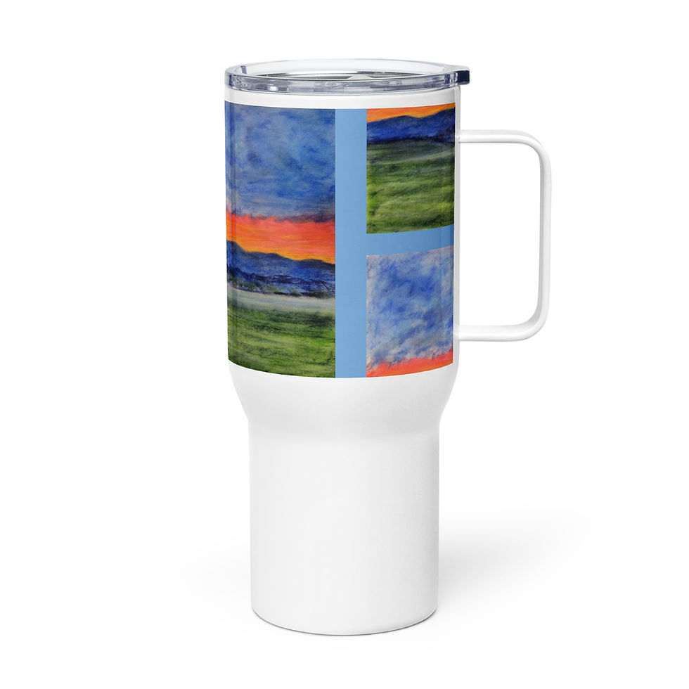 Thumbnail: Laramie Peak Splendor Travel mug with a handle