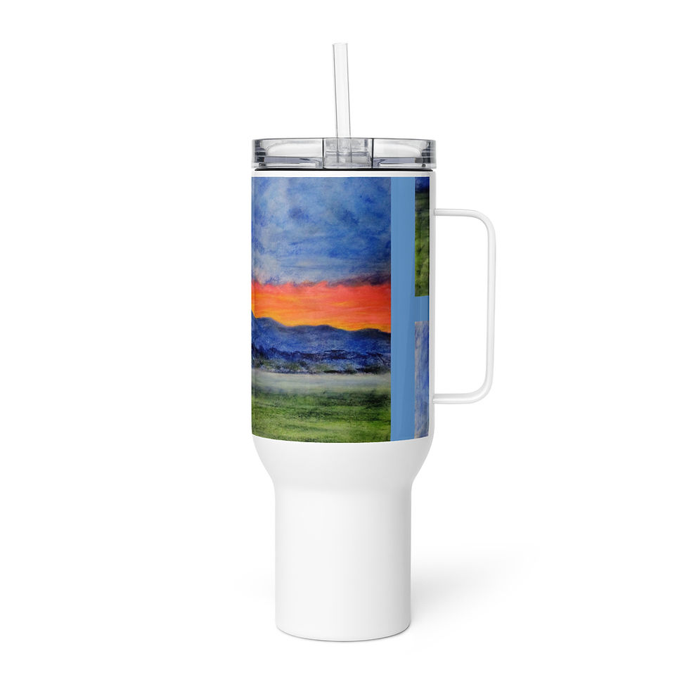 Thumbnail: Laramie Peak Splendor Travel mug with a handle