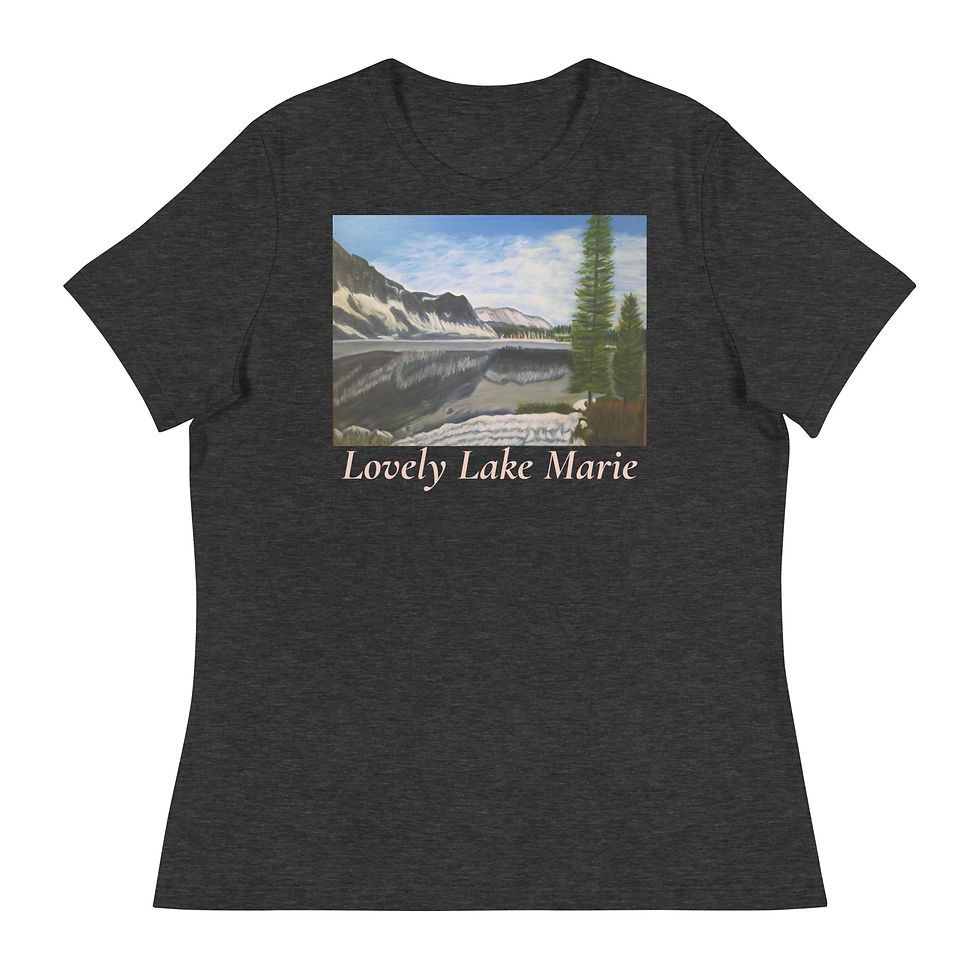Miniatura: Lovely Lake Marie Women's Relaxed T-Shirt