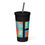 Miniatura: Orange Radiance Insulated tumbler with a straw